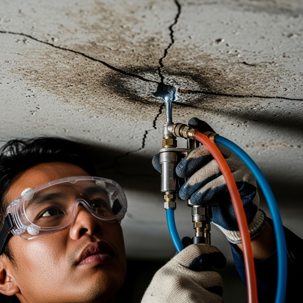 PU injection grouting