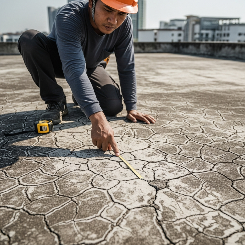 RC slab roof leakage repair