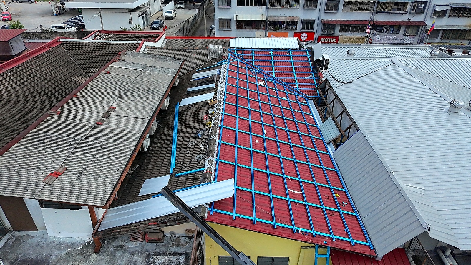 Double-Layer Metal Roof KL Malaysia by IBS Roofing